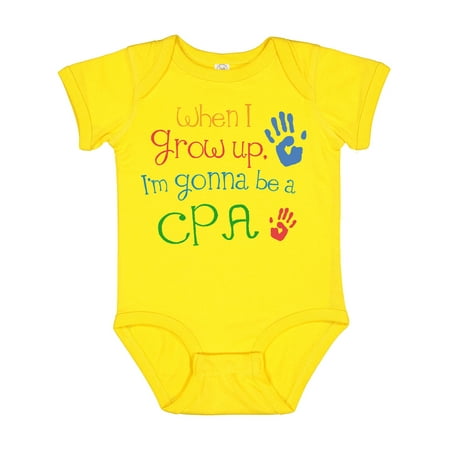 

Inktastic Future CPA Accountant Gift Baby Boy or Baby Girl Bodysuit