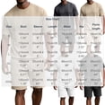 thumbnail image 2 of Gytharion 2 Piece Classic Summer Outfits for Men Round Neck Short Sleeve T-shirt with Elastic Waist Shorts Sets Soild Color Casual Sets, 2 of 8