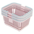 thumbnail image 1 of 3pcs Small Plastic Baskets Handheld Shopping Baskets Sundries Storage Baskets, 1 of 8