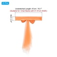 thumbnail image 2 of Uxcell Stretch Satin Chair Sashes Bows Chair Bands Decoration Mesh Yarn Floating Tied Orange 6, 2 of 6