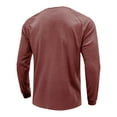 thumbnail image 6 of Bellella Men Henley Shirts Casual Long Sleeve Crew Neck Pullover Tops Fall Winter Button Up T-Shirts with Front Pocket, 6 of 6