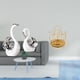 thumbnail image 2 of Estatua de cisne, figura moderna de cerámica, escultura, centro de mesa, soporte para tazas, organizador de tazas de café, diseño artístico, cerámica,, 2 of 8