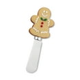 thumbnail image 2 of Mr. Spreader 4-Piece Hand Painted Resin Handle with Stainless Steel Blade Cheese Spreader/Butter Spreader Knife, Assorted (Sugar Cookies), 2 of 5