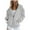 Dark Gray, variant on Womens Zip Up Hoodies Oversized Lightweight Hooded Sweatshirt Casual Long Sleeve Jacket Y2K Fall Clothes (Coffee, M)