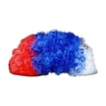 thumbnail image 2 of Peluca de color bandera para la peluca – Peluca afro tricolor explosión, fibra sintética ligera, gorra, talla única, accesorio reutilizable para ferias, 2 of 5