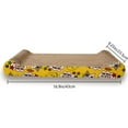 thumbnail image 2 of Eoozwa Large Cat Scratcher Bed, 16.93x9.06 Inch Cat Scratching Board Cat Couch, Durable Cardboard Cat Scratcher Lounger, Modern Stylish Cats Bed for Indoor Cats, Furniture Protector, 2 of 6