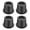 A*4PC, variant on 2.3 inch Round Furniture Risers, 4 PC Table Leg Elevators, Circle Bed Lifting Feet, Adjustable Cabinet Height Extenders, Heavy Duty Couch Jacks Risers for Chair Table and Desk Legs Lifting