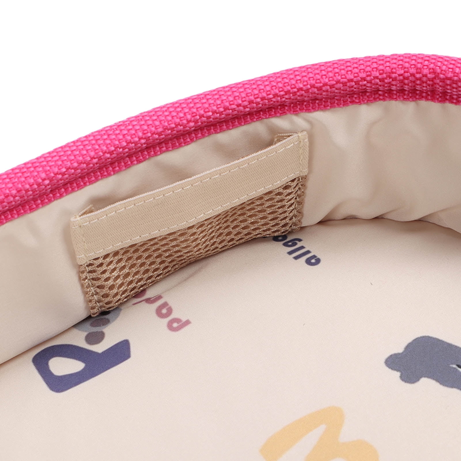 M Buder Toddler Car Seat Tray Portable Multi Functional Letters Pattern Storage for Snacking Playing, 16.5 inches / 42 cm
