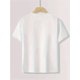thumbnail image 4 of Girls Short-Sleeved T-Shirts for Summer, Simple, Pure Cotton, Comfortable, Breathable, Summer, Round Neck, Pullover, Teenagers' Clothing Tops, 4 of 6