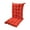 Orange, variant on EazyTech One-Piece High Back Rocking Chair Cushion with Ties Tufted Seat Cushion for Outdoor Indoor Home Office Dining garden Patio Furniture Recliner Cushion Non-Slip Beige