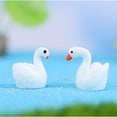 thumbnail image 2 of Ksopiavobs 40 Pcs Resin Swan Figurines Procelain Swan Miniature Figurines Fairy Garden Accessories Cake Toppers Decoration Set for Succulent Planter Moss Landscape DIY Terrarium Home Décor, 2 of 4