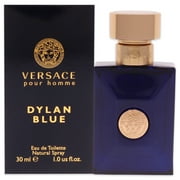 Versace Dylan Blue Eau De Toilette Spray, Cologne for Men, 1.0 Oz