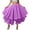 Light Purple, variant on Women's Cotton 5 Tiered A Line Pleated Maxi Skirt Long Boho Gypsy Dance Skirts