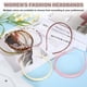 thumbnail image 5 of Uxcell 6Pcs Diademas de Plástico Sin Presión Antideslizante Delgada con Dientes para Uso Diario de Mujeres Amarillo Oscuro, 5 of 6