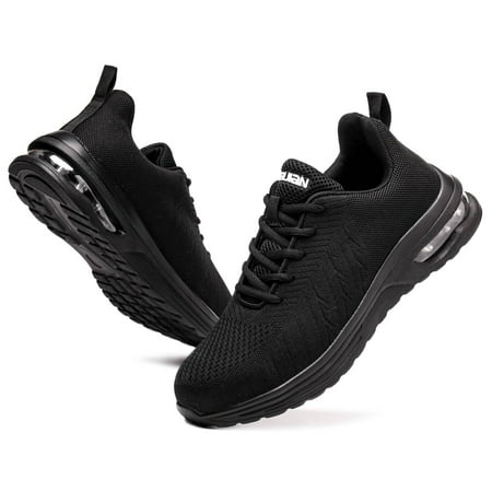 

Furuian Safety Trainers Men s Steel Toe Cap Trainers for Women Lightweight Comfortable Safety Shoes Non Slip & Breathable Work Sneakers with Air Cushion
