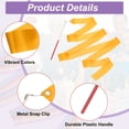 thumbnail image 3 of Uxcell Dance Ribbons, Gymnastics Dance Streamers with Non-Slip Wand Dance Flag Orange Yellow, 3 of 7