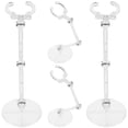 thumbnail image 3 of KAKOWELY models stand 4pcs Action Figure Stand Action Figure Display Holder Base Doll Model Support Stand4.72"X2.56"X1.97", 3 of 5