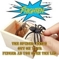 thumbnail image 3 of SUTENGDA Rubber Spider Prank Box，Handcrafted Wooden Surprise Box Prank  Spider Money Surprise in a Box  Prank Stuff[Upgraded Version], 3 of 6