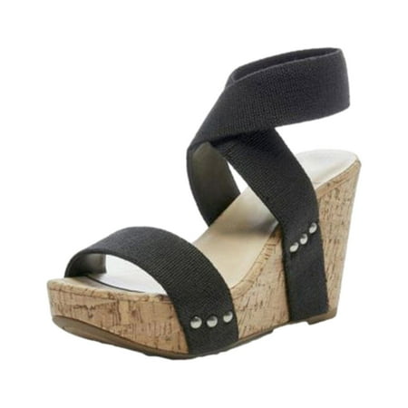 

Jsezml Womens Wedges Heels Plus Size Beach Slides Roman Hollow Out Wedges Plus Size Cut Out Fashion Wedge Casual