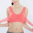 thumbnail image 2 of Sngxgn Strappy Sports Bra for Women Light Support Yoga Bra(Hot Pink,XXXXL), 2 of 3