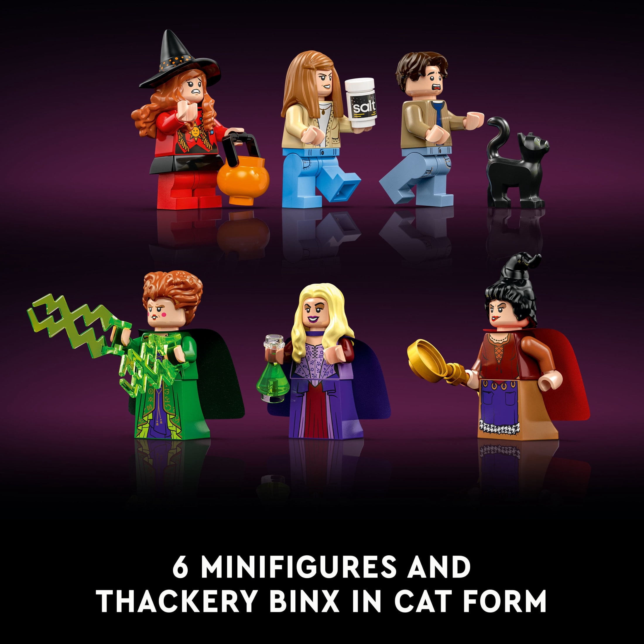 LEGO Ideas Disney Hocus Pocus The Sanderson Sister's Cottage - Building Set for Adults, Men & Women, Age 18+ - Unique Gift for Fans W/ Sister Minifigures - 21341