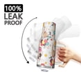 thumbnail image 3 of OBREWU Dogs with Party Hats and Flowers Tumbler with Handle and Lid,Dogs with Party Hats and Flowers 40oz Double Wall Vacuum Insulated Tumbler,Cups Gift for Women and Men, 3 of 7
