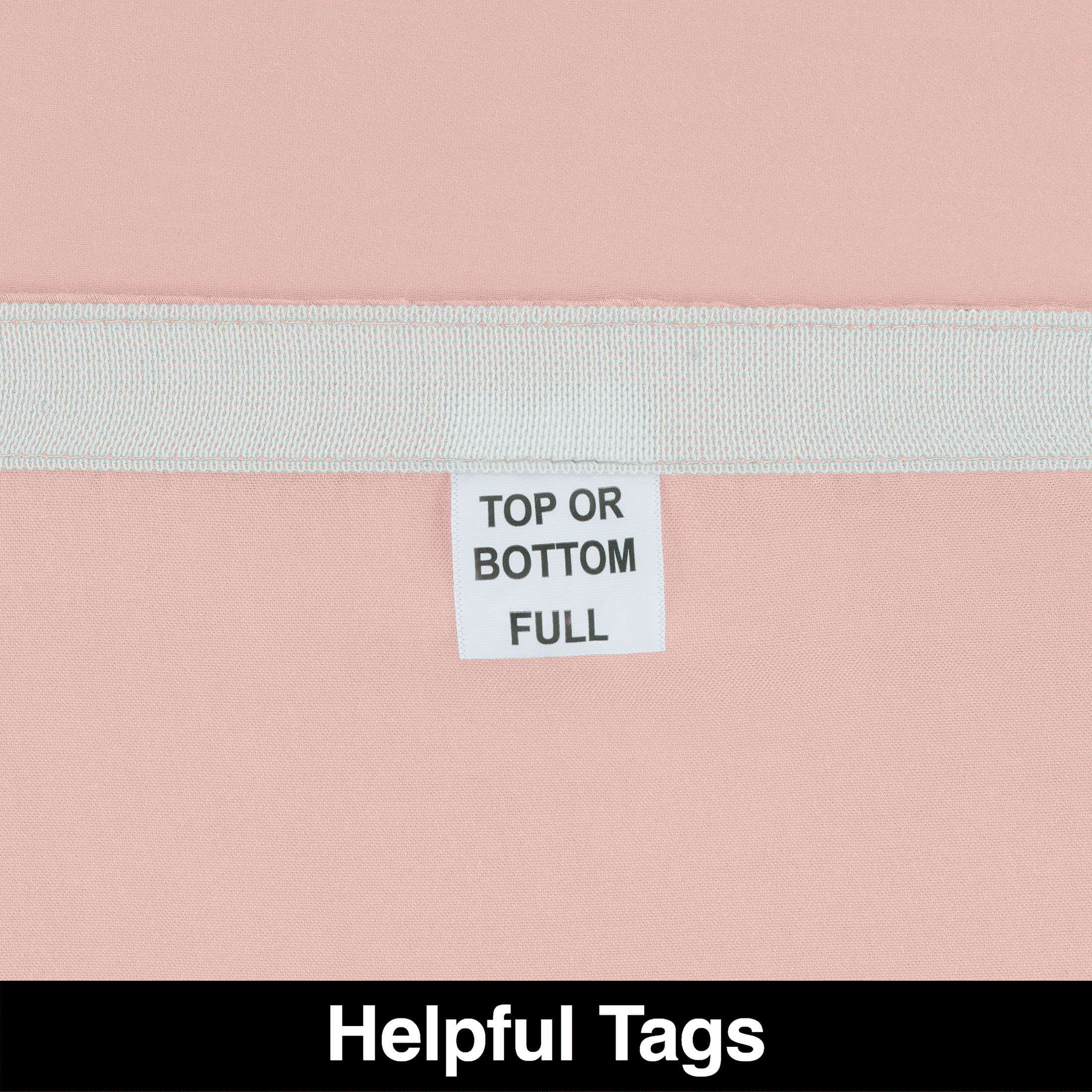 Allswell Soft & Silky 4-Piece Viscose from Bamboo Sateen Bed Sheet Set, Pink Cove, Queen