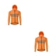 thumbnail image 1 of Eigraketly Chaqueta de ciclismo abrigo con capucha para correr rompevientos chaleco a prueba de viento ropa impermeable mujer hombre montar Naranja 4XL/EUR 3XL 2Conjunto, 1 of 6