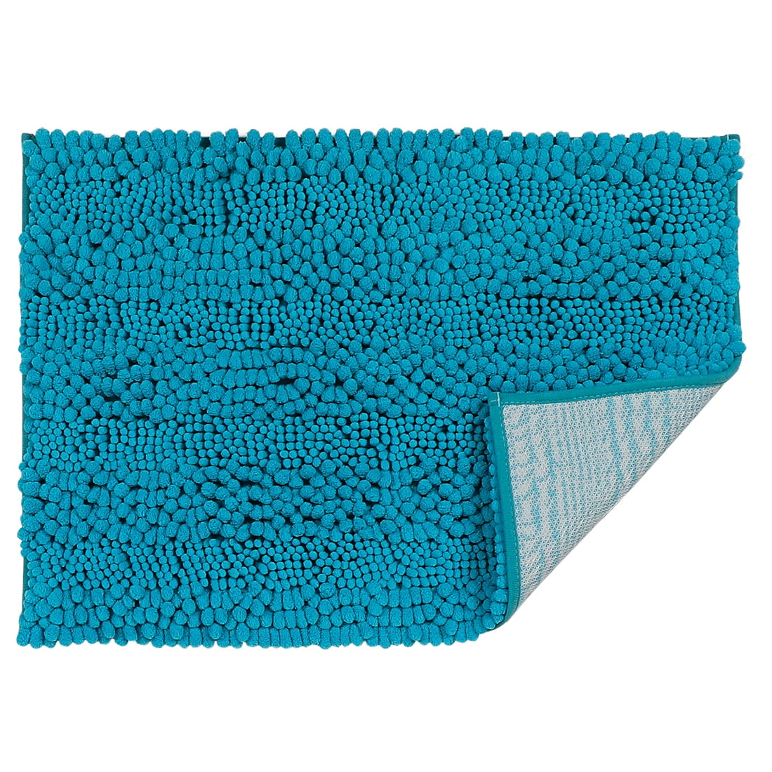 Unique Bargains Luxury Soft Plush Shaggy Bath Mat Thick Chenille