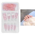thumbnail image 3 of Consejos de uñas falsas de la cubierta entera, 12 tamamosos diferentes 24 pc name de falso de moda sen olor para navidad para halloween para mascarada para friesta para la boda, 3 of 7