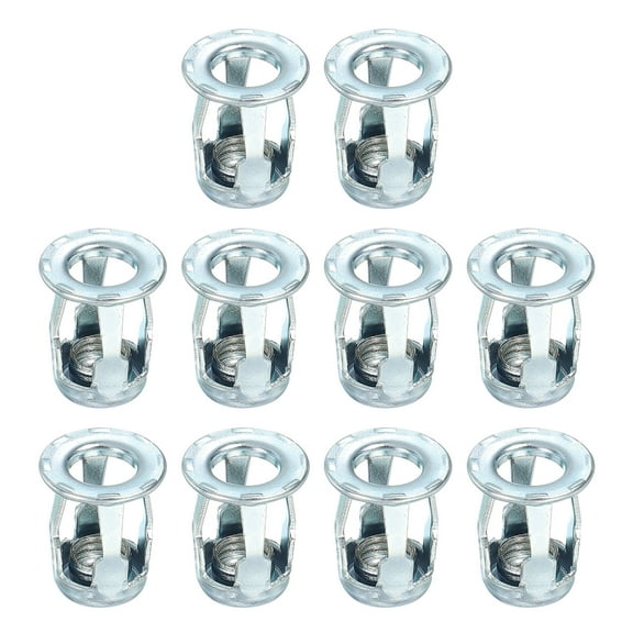 Uxcell 10 Pcs Expansion Screw Petal Nuts M8, Carbon Steel Petal Shape Jack Nut