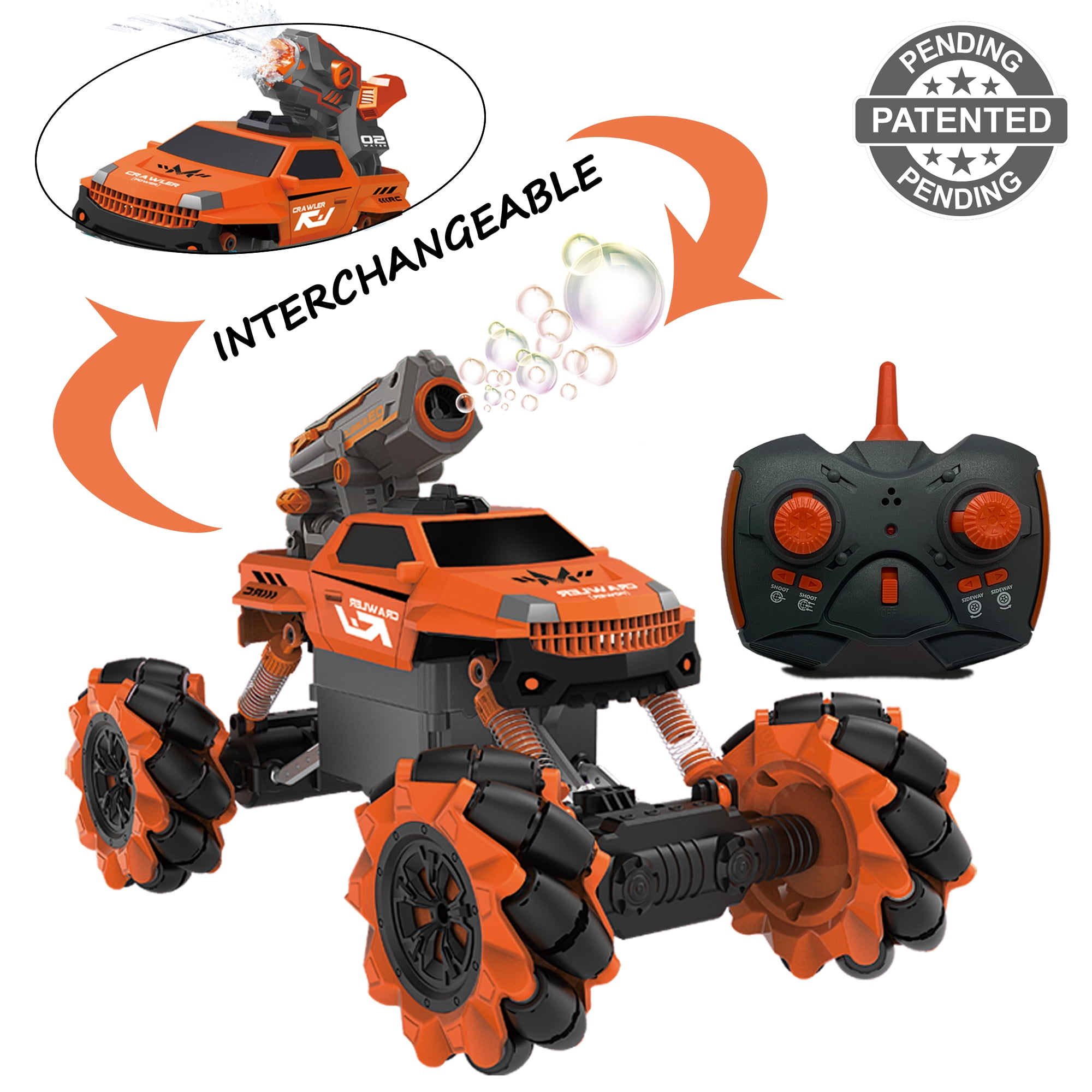 rc car in bubble