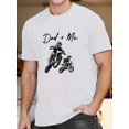 thumbnail image 1 of Dad And Me Men'S Short Sleeve T-shirt Summer T-shirt Top, Men's Comfy T-shirt, Crew Neck, Short Sleeves, Graphic Tee Men's Summer Outdoor Clothes, Men's Clothing, Tops For Men, Casual Sporty Tee, 1 of 5