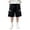 Black, variant on Fozruso Boys Cargo Shorts With Pockets Elastic Waist Summer Casual Bottoms For Kids Boys Cargo Shorts(Black)