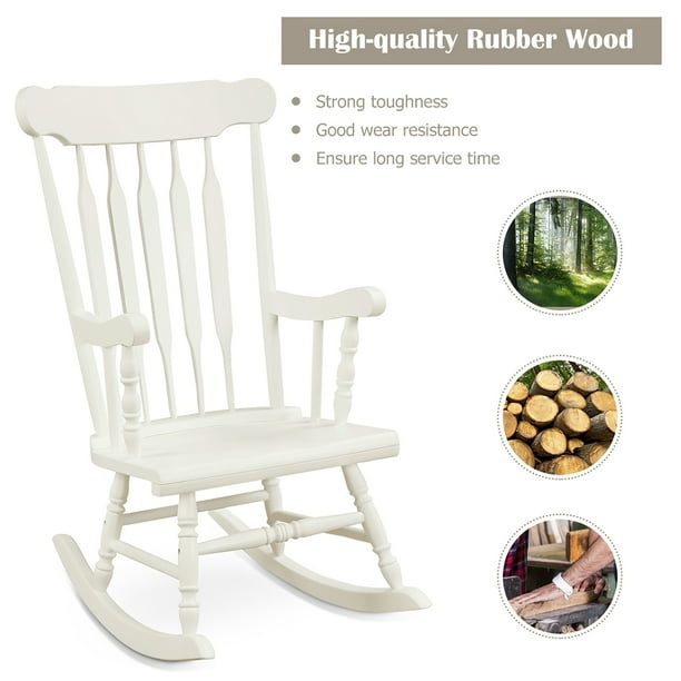 Walmart white 2024 porch rockers