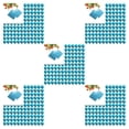 thumbnail image 2 of QualitChoice 100 Square Aluminum Foil Wrappers for Chocolate Sweets Candy Confectionery sky blue 5Set, 2 of 6
