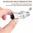 thumbnail image 5 of Pressure Washer Swivel, 3/8 Inch Npt Male Thread Fitting, 4500 Psi, For Pressure Washer (stainless-eyzi, 5 of 5
