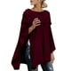 thumbnail image 2 of Top Versátil de Gran Tamaño Fiudx Moda Mujer Sexy Bordado Irregular Fuera del Hombro Camisa, 2 of 7