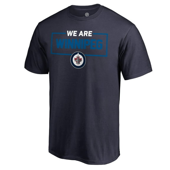 Men's Navy Winnipeg Jets Iconic Collection We Are T-Shirt