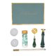 thumbnail image 5 of Kit de sellos de cera estilo Retro europeo, sello artesanal artesanal, sobres de cuenta de mano, Kit de cera de sellado de pintura de fuego, decoración, verde negruzco, 5 of 5
