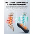 thumbnail image 3 of Triple Fusion Back Massager with Stretching, Vibration and Heat, 3-in-1 Electric Lumbar Pillow, 3 of 10