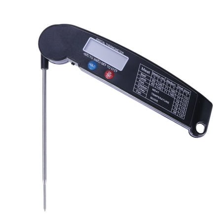 

Digital Thermometer Instant Read Meat Thermometer Super Fast Digital Food Thermometer Cooking Barbecue Thermometer with Inner Magnet and Collapsible Internal Probe for Grill Kitchen BBQ Cooking Meat