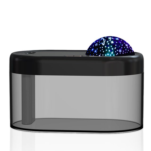 Bearachild Humidificador 3 en 1, contenedor de agua de 1L, boquilla recargable, difusor de aceite esencial, generador de niebla, carga USB portátil para Humidificadores Negro Bearachild HA009311-01B