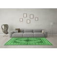 thumbnail image 3 of Ahgly Company Indoor Rectangle Persian Emerald Green Traditional Area Rugs, 2' x 5', 3 of 4