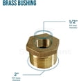 thumbnail image 4 of Supply Giant BRBU2000-NL 2" x 1/2" Brass Hex Bushing, Lead Free, 4 of 4