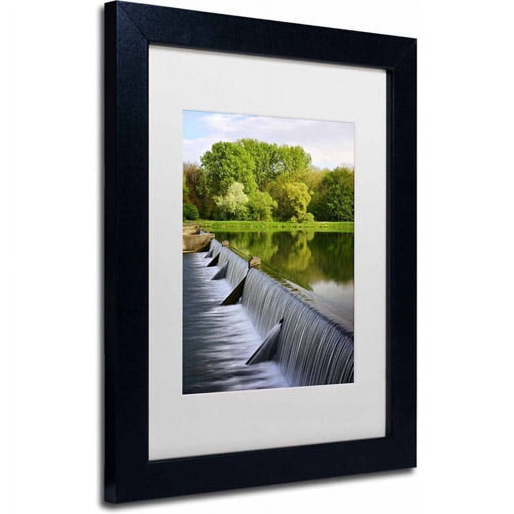 Trademark Fine Art "Vertical Activity" Canvas Art by Philippe Sainte-Laudy, White Matte, Black Frame