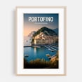 thumbnail image 2 of Sunset Serenity in Portofino - Vintage Travel Poster - Portofino Liguria Italy Illustration Travel Poster Vintage Poster Harbor Coast Architecture Ocean Scenic Unframed Wall Art Print 40 x 60 inches, 2 of 60