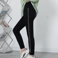 thumbnail image 5 of Gibobby Running Pantalones Deportivos Yoga Nine Points Pantalones mujer Proceso en caliente Leggings negros para mujer(Negro,Talla única), 5 of 5