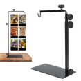 thumbnail image 4 of Reptile Lamp Stand, High Hardness Card Slot Design Easy Installation Reptile Metal Lamp Support Iron  for Amphibians for Lizards for Turtles, 4 of 7