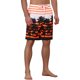 thumbnail image 4 of Pantalones cortos de playa impresos con bloques de color de INSPIRE CHIC para hombres 36 Naranja, 4 of 5